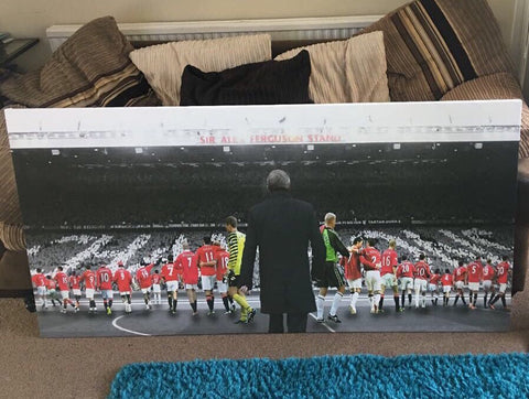 The Sir Alex Ferguson Years 40x20 inch Canvas - EX DISPLAY