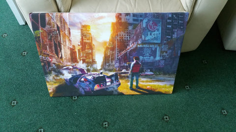 Back to The Future Style Canvas