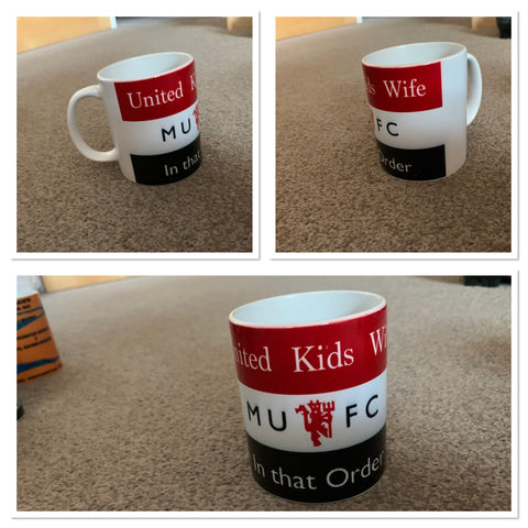 United, Kids, Wife in that Order Mug