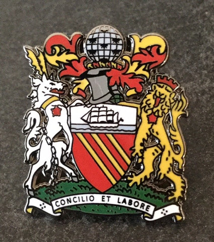 MUFC Club Suit Crest Pin Badge