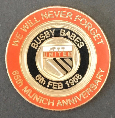 Man United Munich Memorial Pin Badge