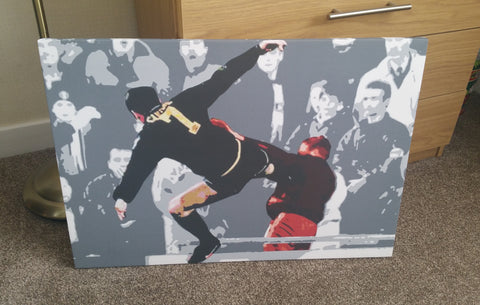 Kung Fu Cantona Canvas