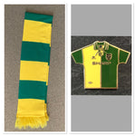 Green and Gold Scarf and Badge Package