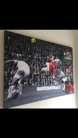Wayne Rooney v City Goal Canvas